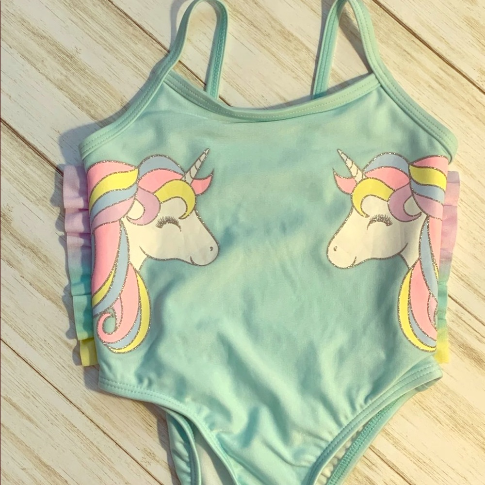 Baby girl unicorn swimsuit